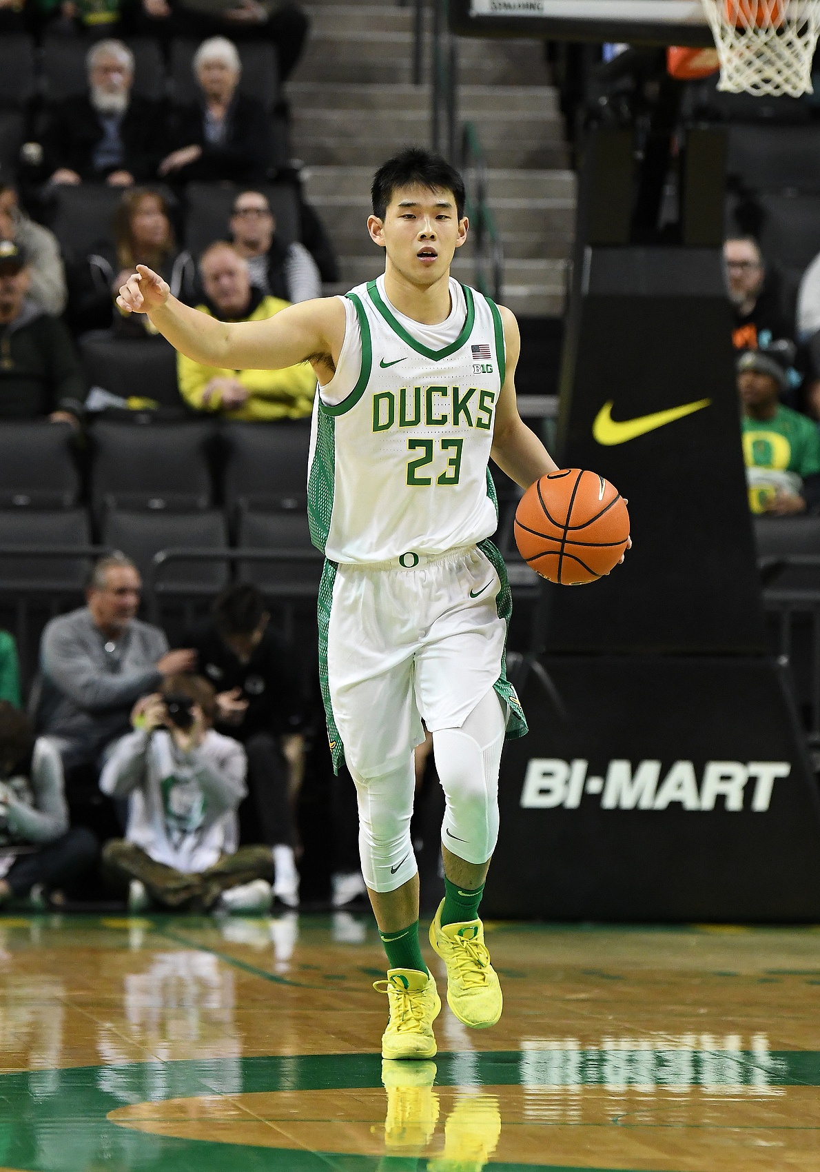 6罚全进~NCAA：林葳飚中压哨三分带领俄勒冈反超 半场砍11分2助攻